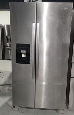 Whirlpool Side-by-Side Stainless Steel Refrigerator
