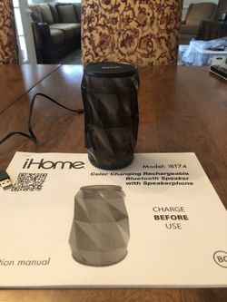 Bluetooth Color Changing Speaker IHome