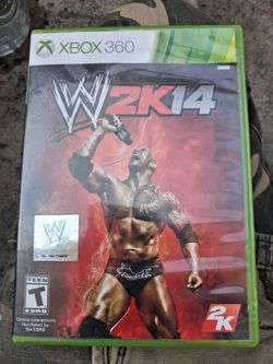 Vintage WWE 2K14 - Xbox 360 (2013) - CIB Complete with Manual & Clean Disc & The Rock Cover
