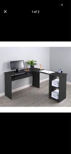 L shaped desk