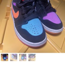 Toddler Air Jordan 1 Mid GS "Candy" sneaker shoes size 7.5C 