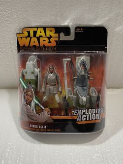 Star Wars Stass Allie With Speeder Bike Figure (Revenge Of The Sith)