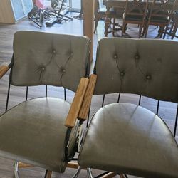 Mid Century Stool Chairs 