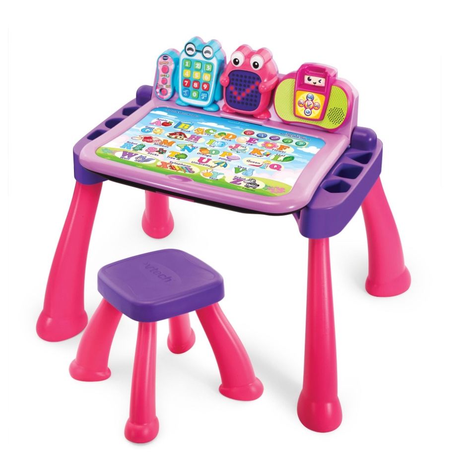 VTech Touch And Learn Activity Desk Deluxe, Pink