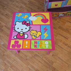 Hello Kitty Table And Play Bin