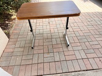 Adjustable Height Small Table