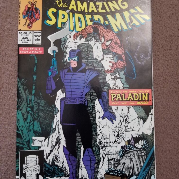 Amazing spiderman #320 . McFarland Run, Paladin
