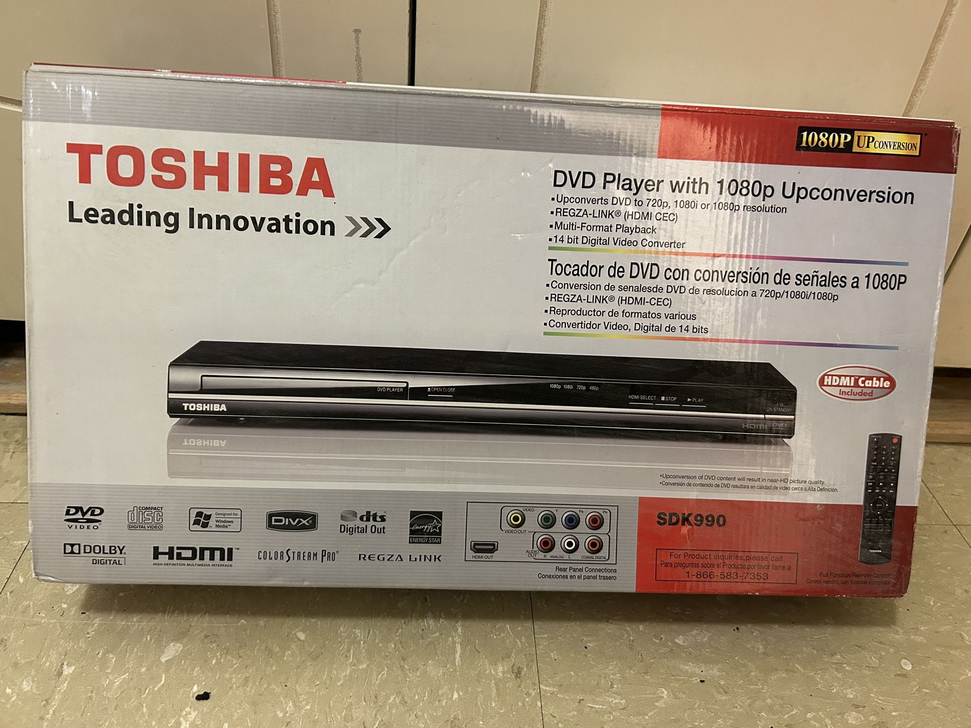 Never Opened DVD Player