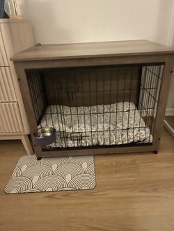 Dog crate that looks like furniture