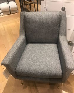 West Elm Gray Chairs (set of 2)