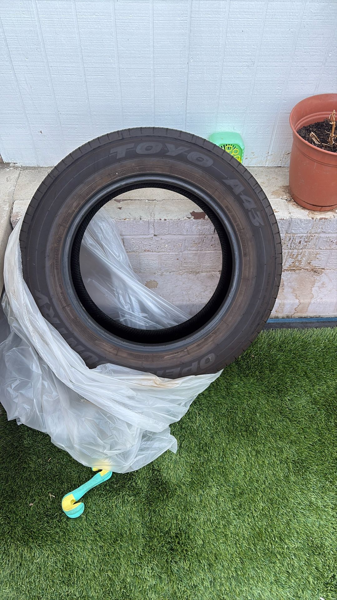 Toyo A43 Fits Highlander $100 4724 Stamp On Tire