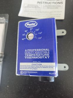 Master Flow PT6 Adjustable Temperature Thermostat