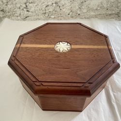 Handmade Black Walnut Jewelry/Trinket Box
