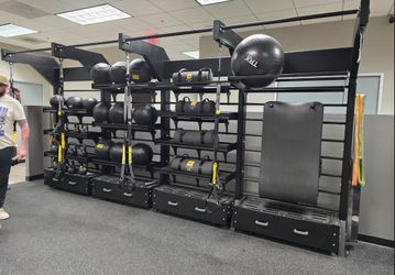 TRX Studio Line Quad Bay With Accessories, Weights Commercial Gym Equipment Exercise Fitness Functio
