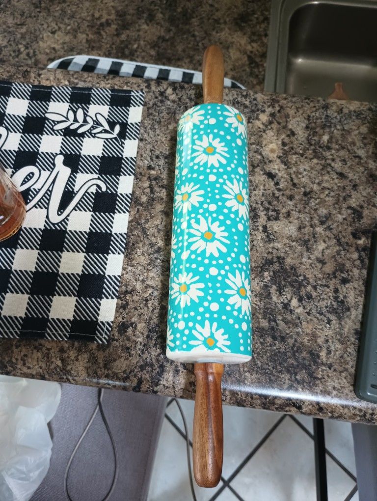 PIONEER WOMAN FLORAL ROLLING PIN