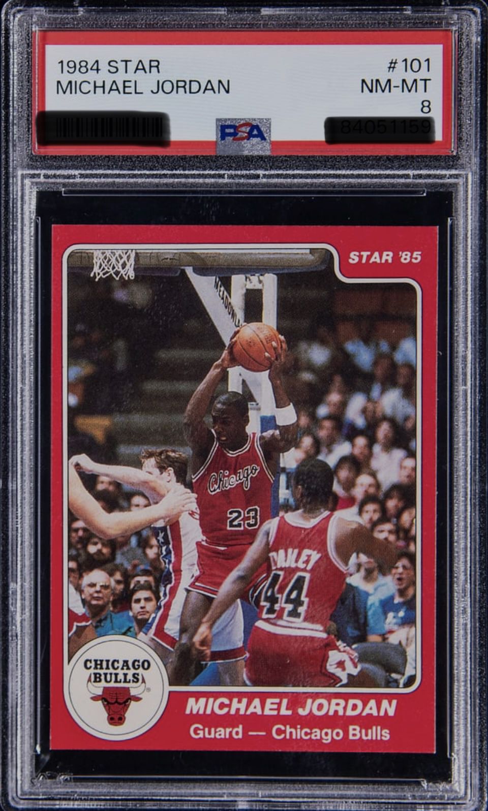 1984-85 Michael Jordan Star #101 RC TRUE Rookie Card PSA 8 NM