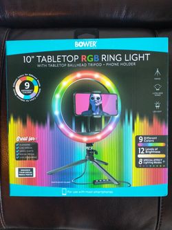 10" Table Top RGB Ring Light (New)