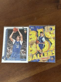 Topps Cooper Flagg Big Box Ballers Rc And Base 