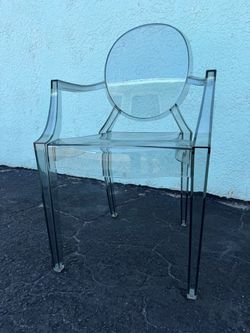 Modway Casper Clear Ghost Chair – Modern Acrylic Dining Armchair