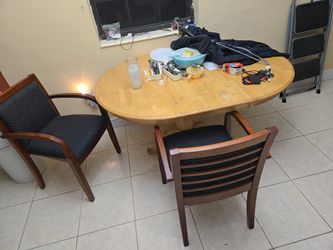 FREE - Dining Room Table and Accent Chairs