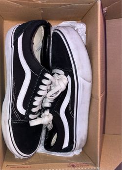 Vans Old Skool Black White Sneakers Men’s 7.5