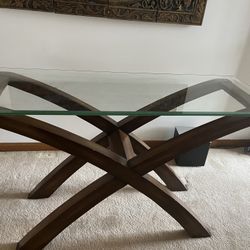 Glass Top Table 