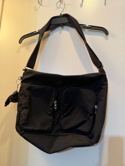 Kipling crossbody bag black light weight adjustable length