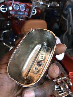 Chrome Rear Mastercyclinder Cover