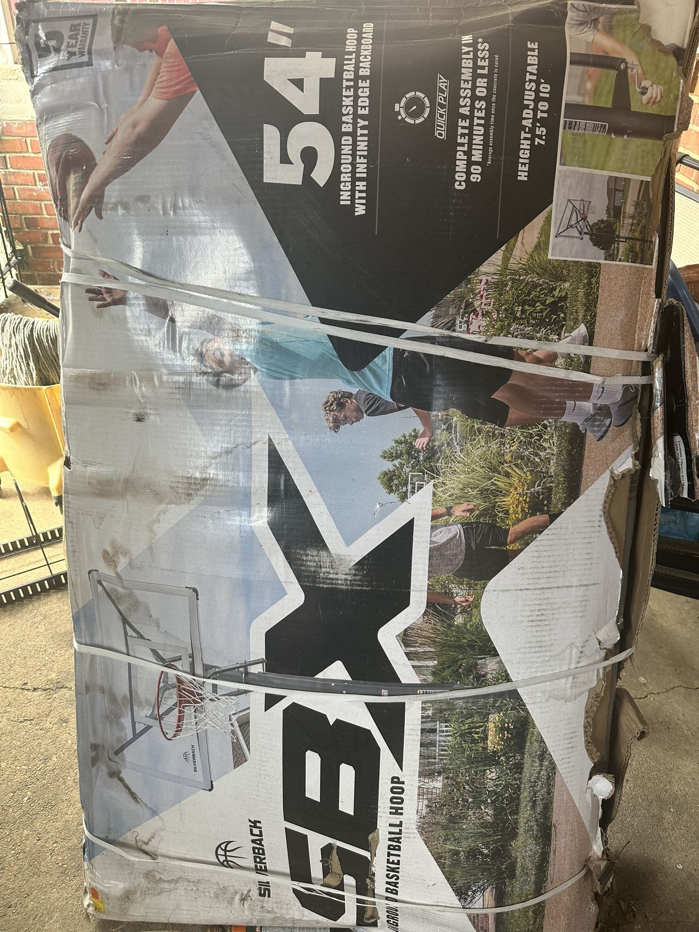 54” Outdoor Basketball Hoop