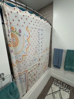 Fancy shower curtain