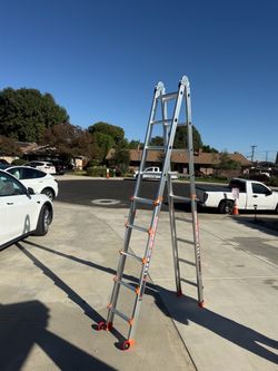 17FT Multi-Position Telescoping Ladder, A-Frame and Extension
