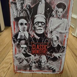 Universal Monsters Classic Monsters Sign Black White Images 