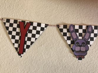Five Nights At Freddy’s Birthday Banner
