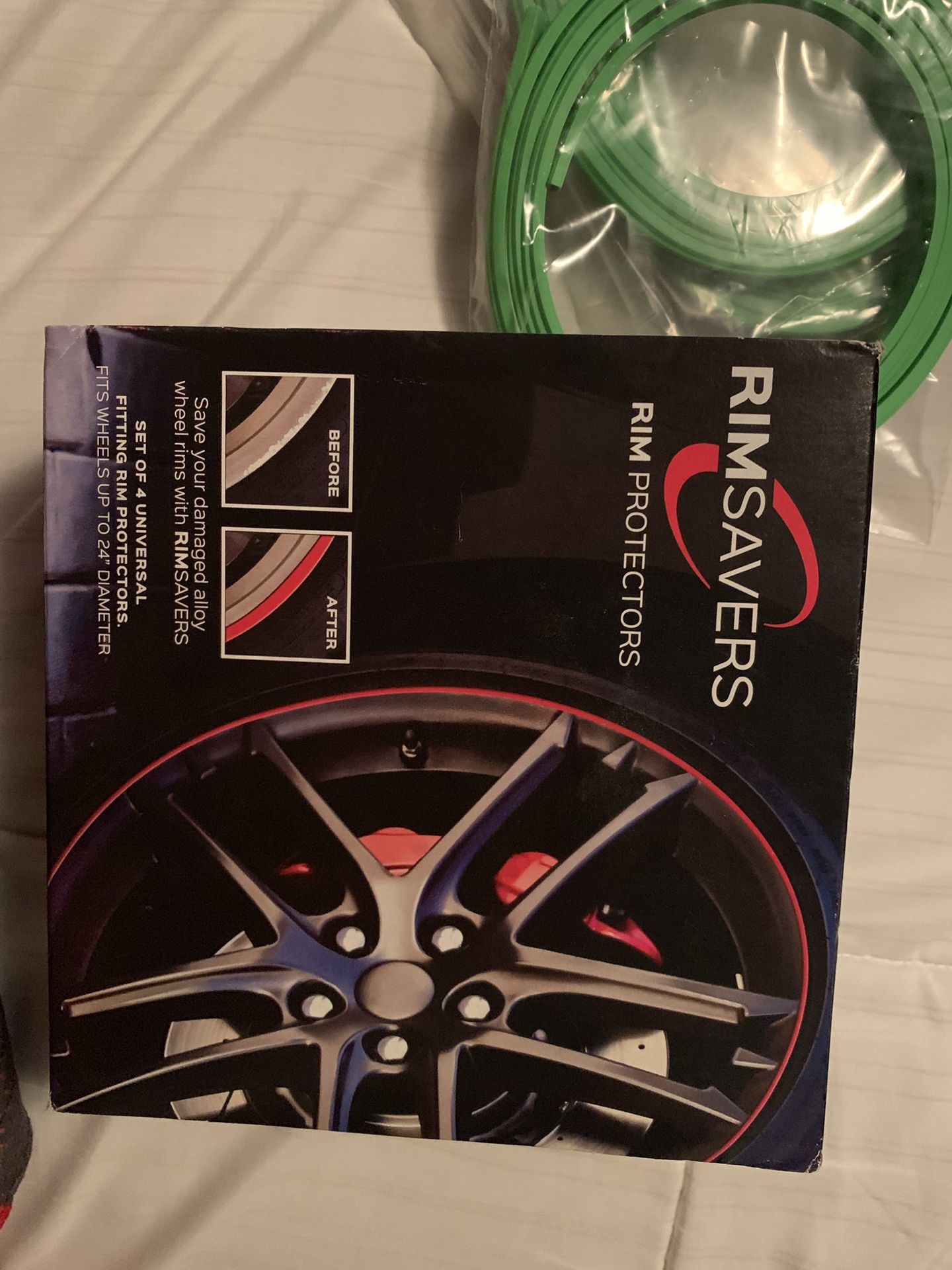 RimBlades Rimsavers Lime Green Rim Protector/Accent