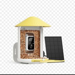 Birdfy Feeder with Solar Panel - Solar Powered Bird Feeder Camera