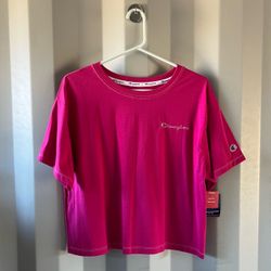 Champion Cropped T-Shirt Women’s Large New with Tags