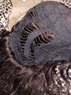 Brown wig