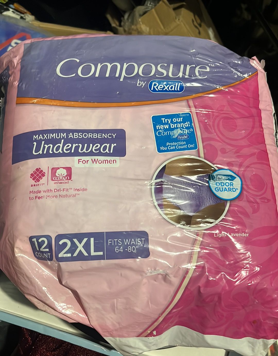 Size 2xl Woman’s Composure Brand Underwear 