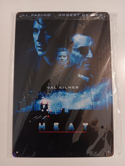 Heat The Movie Metal Poster Vintage Style Tin Sign 7.87"×11.8"