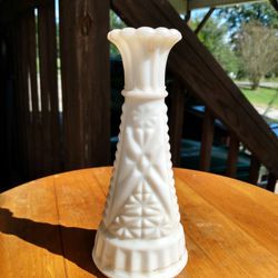 Antique Milk Glass Vase