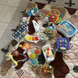 Lot of infant/baby toys