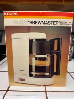 Brand-New Krups Brewmaster 10-Cup Electric Drip Coffee Maker