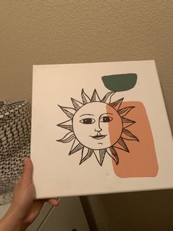 Sun Acrylic Canvas painting