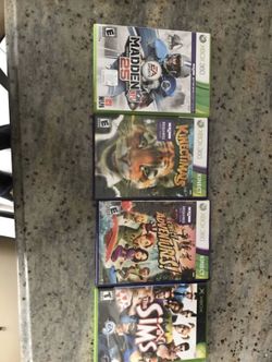 4 games for Xbox 360