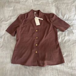 NEW Mauve Blouse Size Small