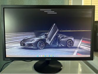 Dual (x2) ASUS VP278QG 27” Full HD 1920x1080 1ms 75Hz DP HDMI VGA Adaptive Sync/FreeSync Eye Care Monitor, Built-in Speakers