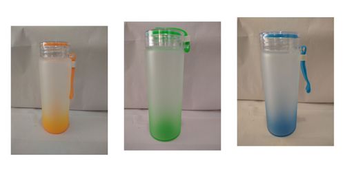 Sublimation glass 16 oz water bottle blanks