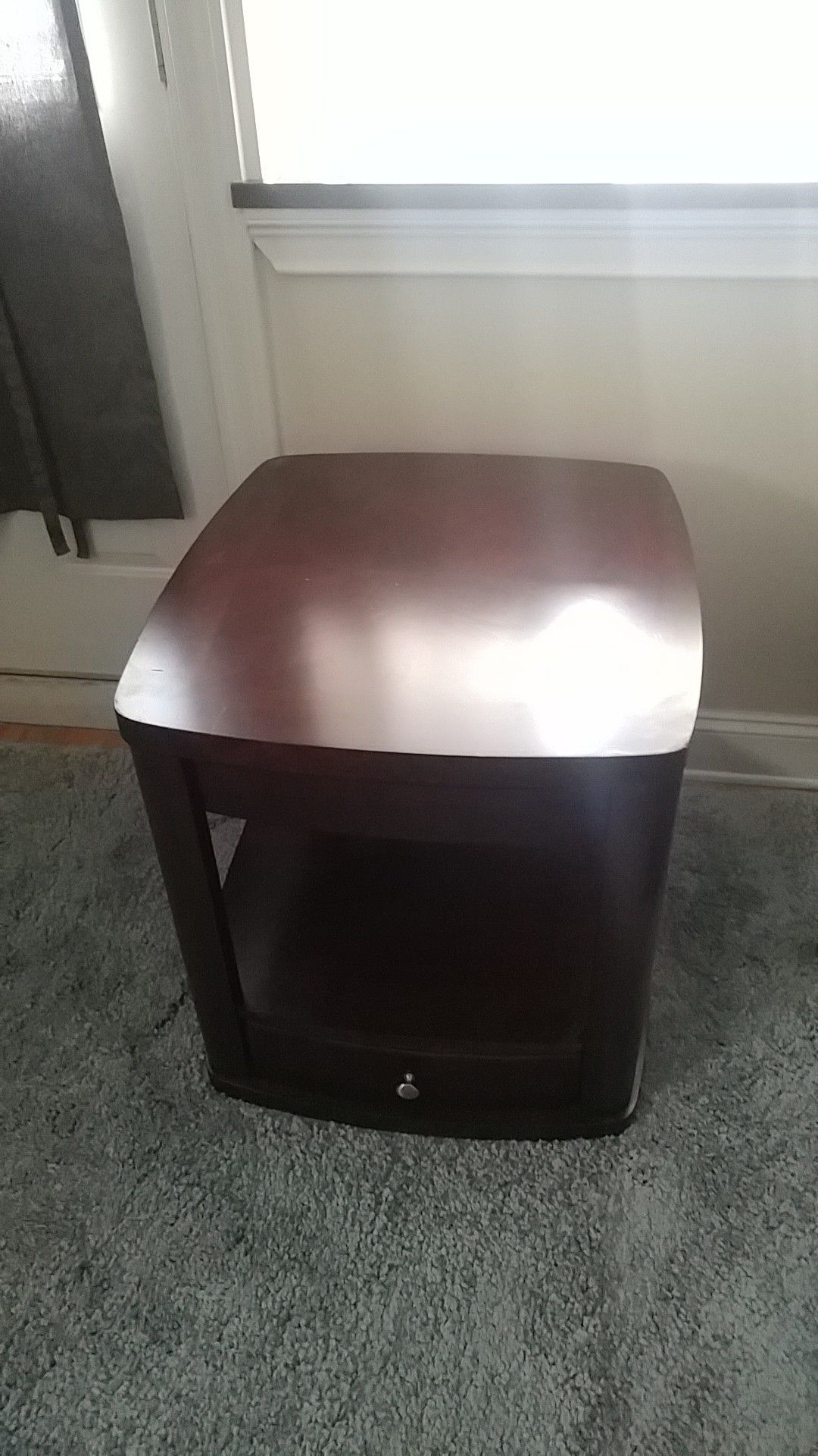 End table cherry color
