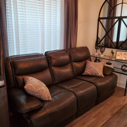 Leather Couch 