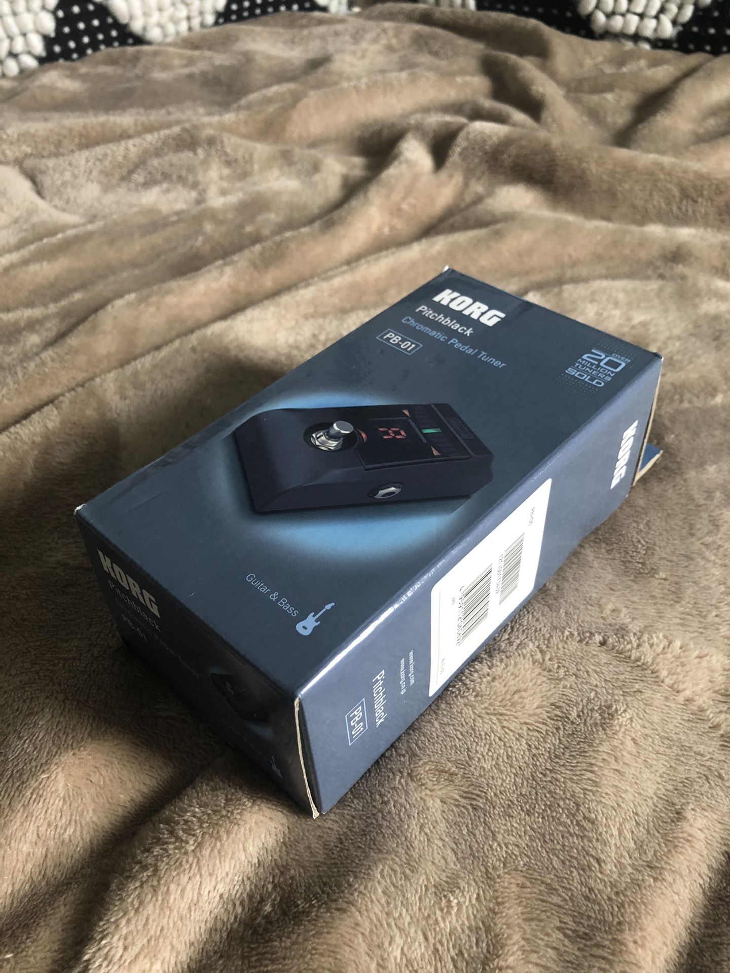Korg Pitchblack Chromatic Pedal Tuner (Guitar & Bass)